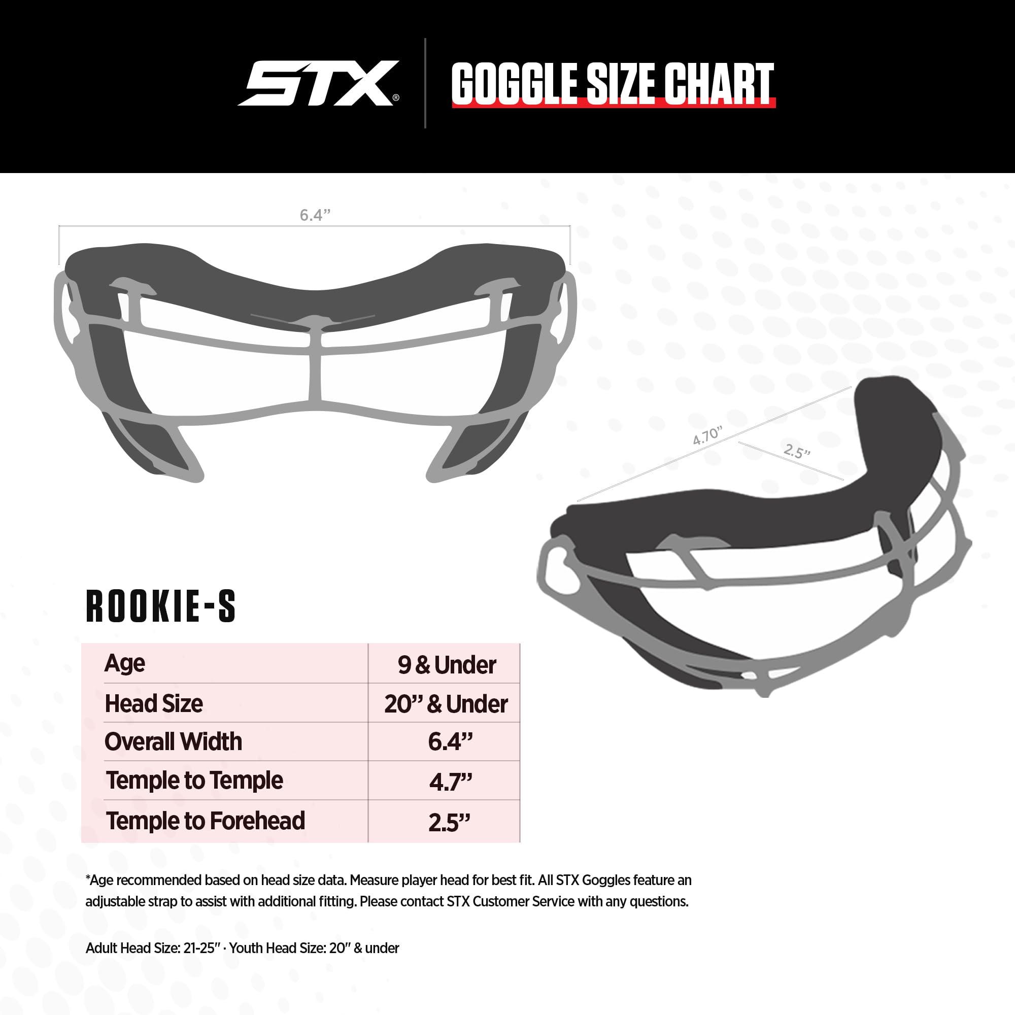 ウエア/装備 adidas - adidas  boarding Goggles ROOKIE STX Rookie-S Women's Lacrosse Goggle